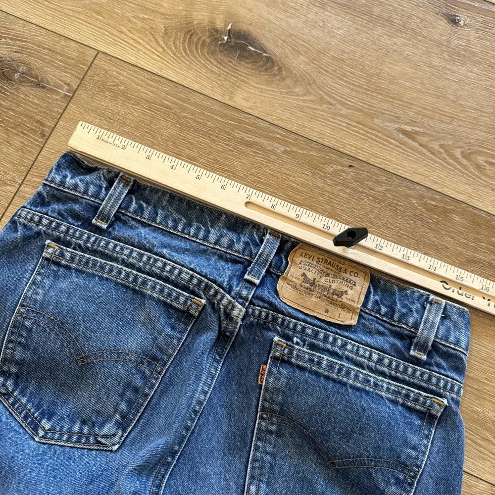 Vintage Levis 506 Jeans Mens 31 x 34 Denim‎ Relaxed Fit Straight Leg Orange Tab